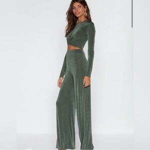 Elegant Green Women's Jumpsuit